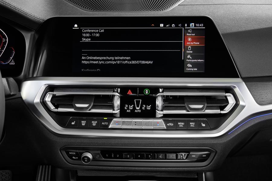 Детали интерьера BMW 320d Sport Line (G20) 2019 года  (WW) (фото 305 из 311)